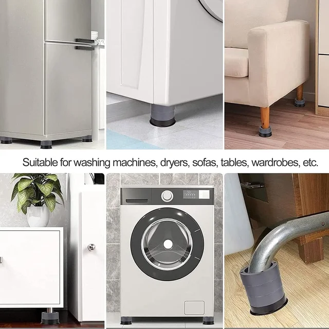 Washing Machine Support Pad – Adjustable Anti-Vibration Set |