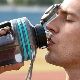 Water Bottle – Large Square Design with Handle for Easy Carrying