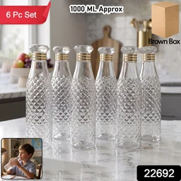Water Bottle Set – Stylish 1000ml Capacity for Daily Use