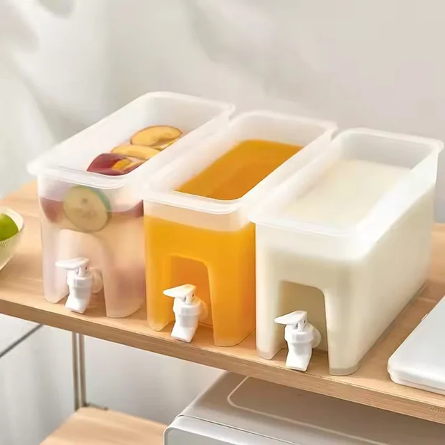 Water Dispenser Jug 3.5L with Faucet – Refrigerator Safe | Indo Glow