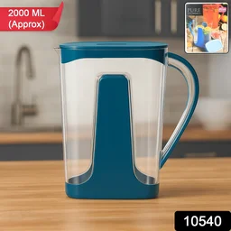 Water Jug – 2000ml Large Capacity Transparent Plastic