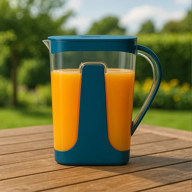 Water Jug – 2000ml Large Capacity Transparent Plastic