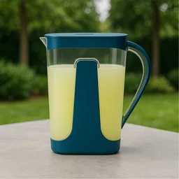 Water Jug – 2000ml Large Capacity Transparent Plastic