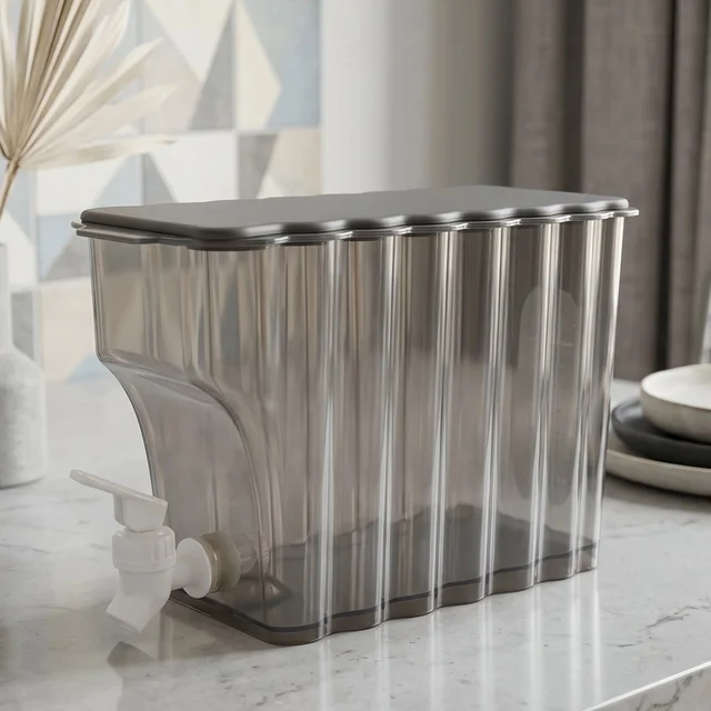Water Jug with Tap Dispenser – 3.6 Litre Compact Plastic Design