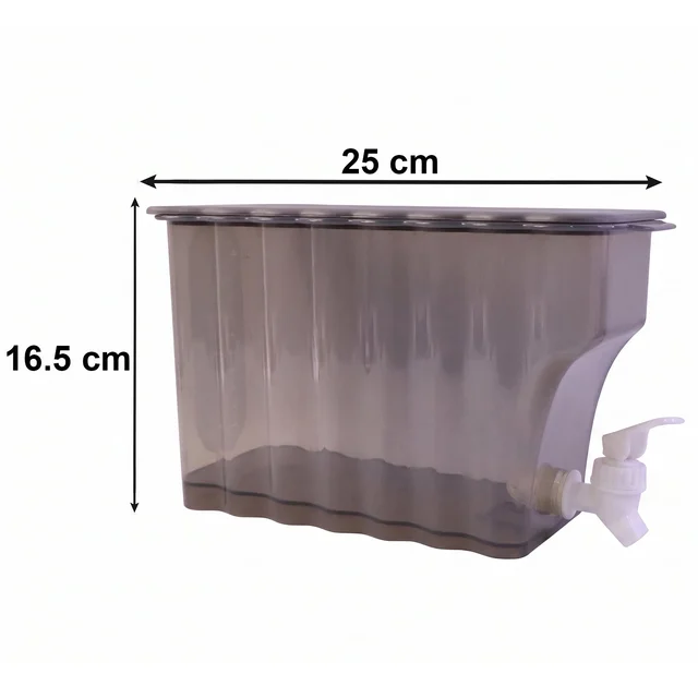 Water Jug with Tap Dispenser – 3.6 Litre Compact Plastic Design