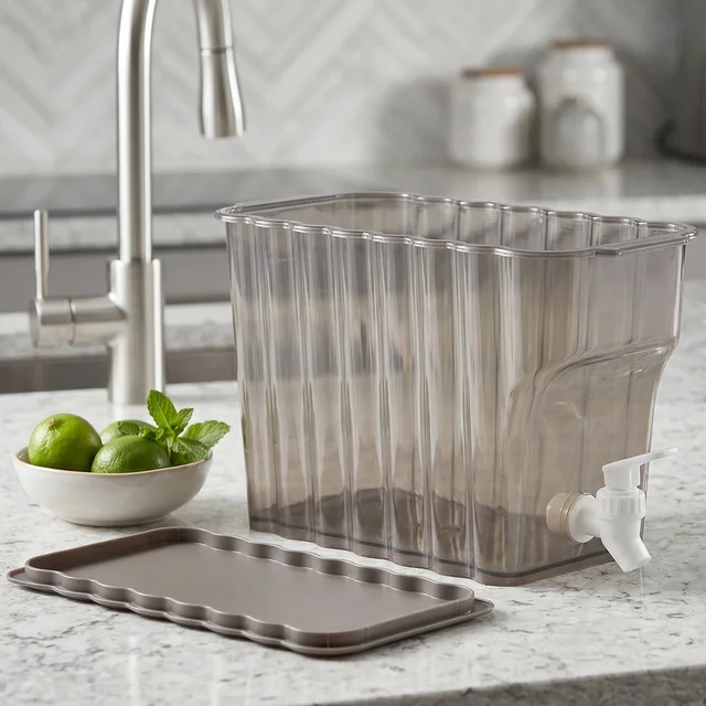 Water Jug with Tap Dispenser – 3.6 Litre Compact Plastic Design