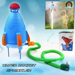 Water Rocket Sprinkler – 360° Rotating Fun for Kids | Puzzle Vista