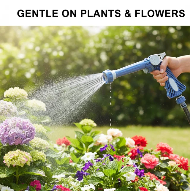 Water Spray Gun – 8-in-1 with Soap Dispenser | Grow Garden Tools