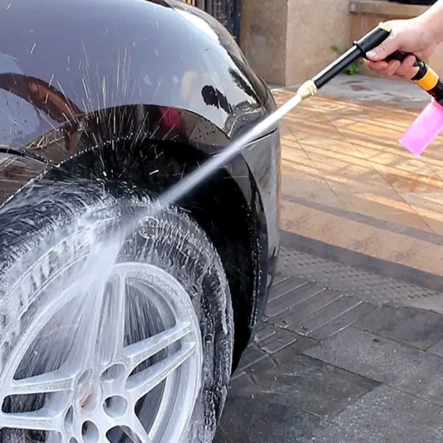 Water Spray Gun – Brass Multi-Mode Nozzle | Velvet Wheels