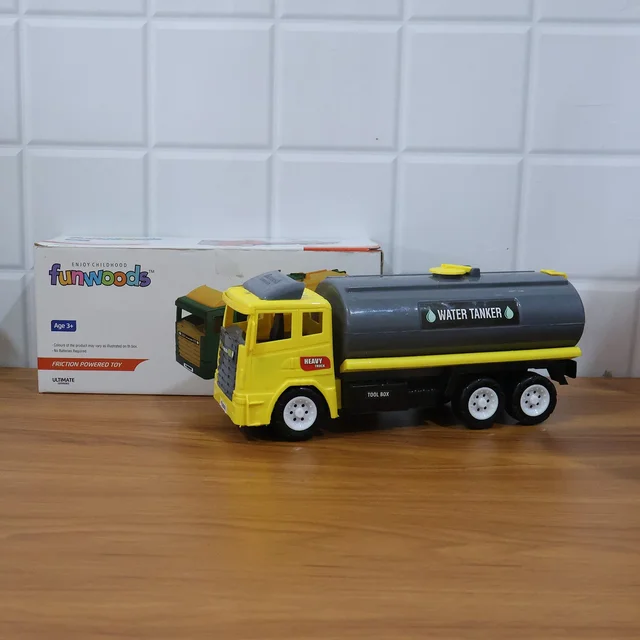 Water Tanker Toy Truck – Push & Go Durable Vehicle for Kids