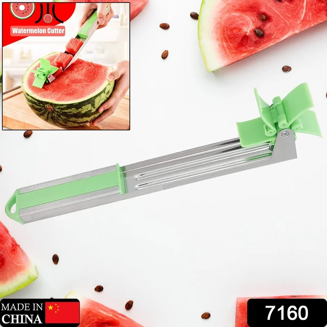 Watermelon Cutter – Stainless Steel Windmill Slicer for Cubes | Quickslice