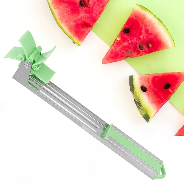 Watermelon Cutter – Stainless Steel Windmill Slicer for Cubes | Quickslice