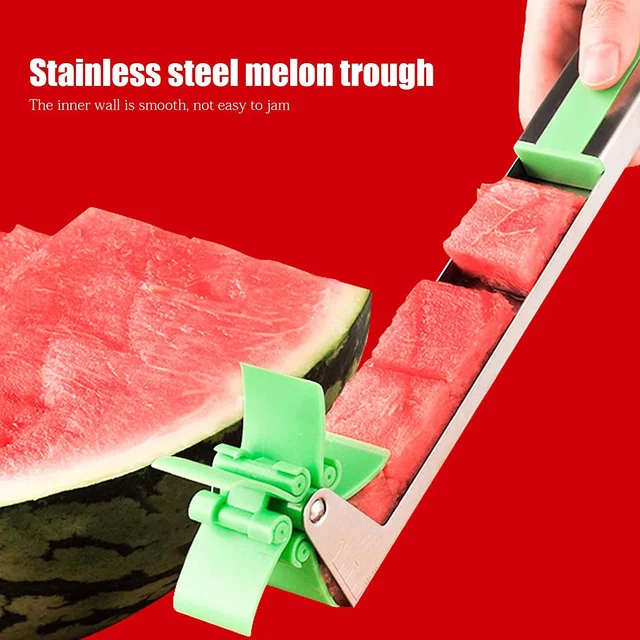 Watermelon Cutter – Stainless Steel Windmill Slicer for Cubes | Quickslice