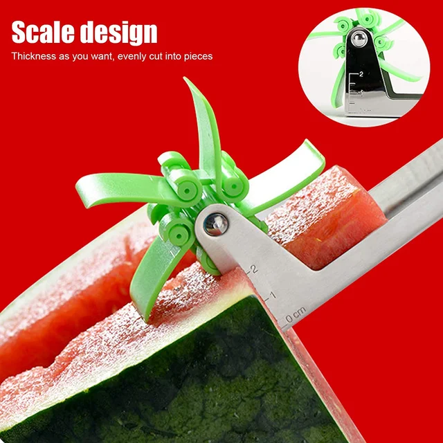 Watermelon Cutter – Stainless Steel Windmill Slicer for Cubes | Quickslice