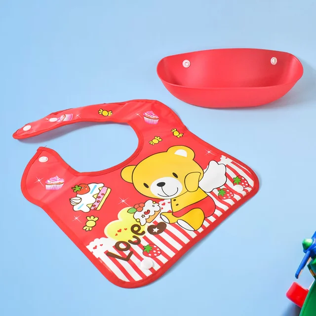Waterproof Baby Bib – Soft, Reusable & BPA-Free Protection