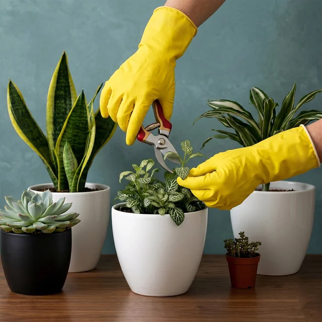Waterproof Cleaning Rubber Gloves – Reusable & Durable for Household Tasks