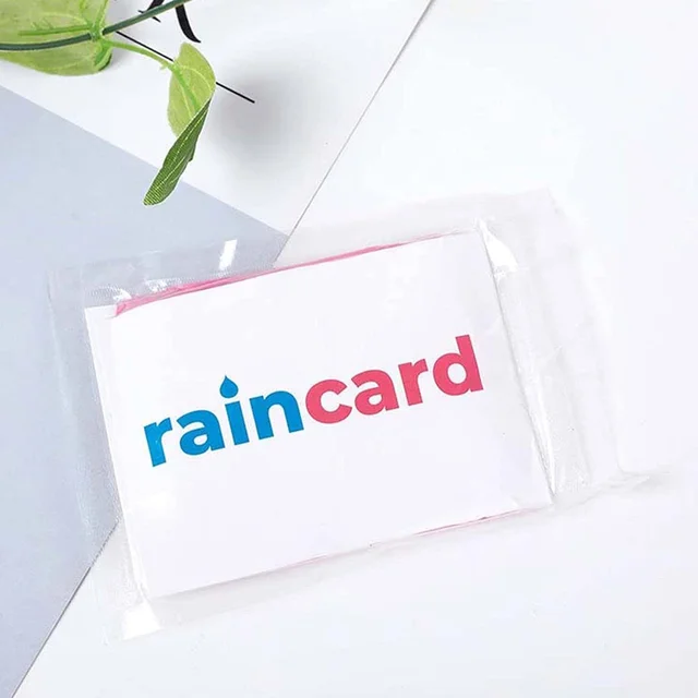 Waterproof Emergency Raincoat Card – Compact & Easy Carry