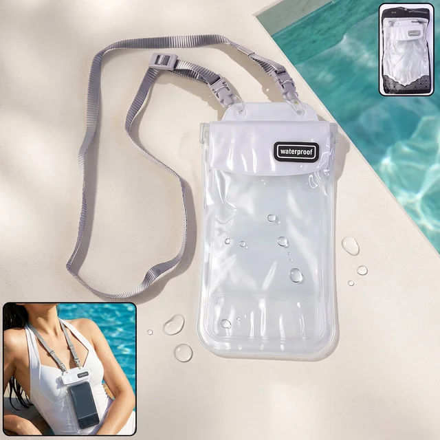 Waterproof Mobile Pouch – Universal Sealed Phone Case with Lanyard