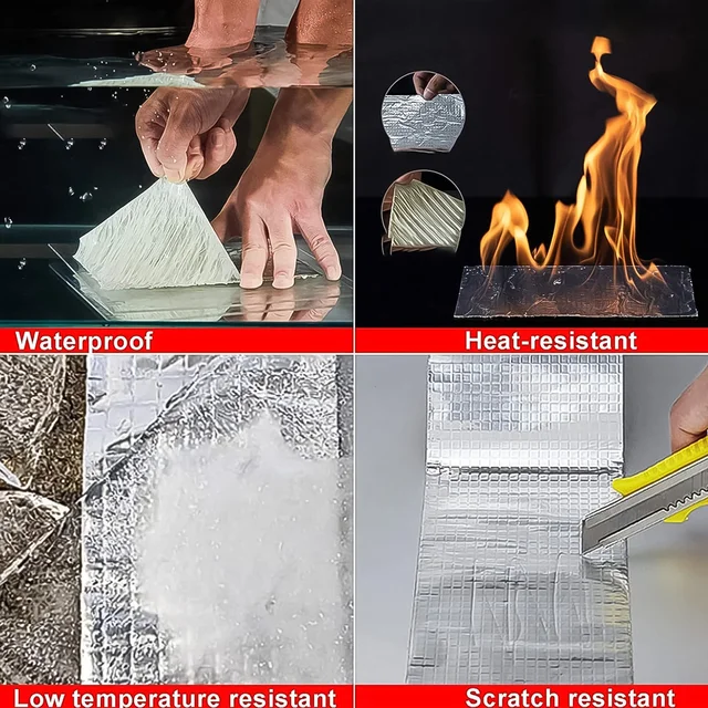 Waterproof Repair Tape – Durable sealing for pipes and roofs