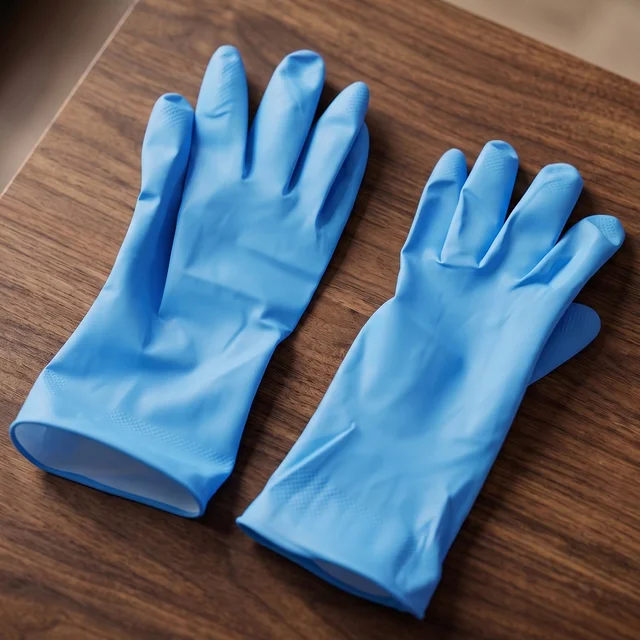 Waterproof Rubber Cleaning Gloves – Durable & Reusable Kitchen Gloves