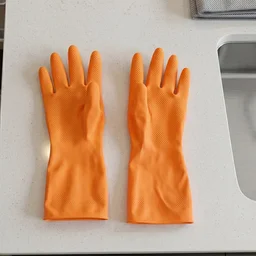 Waterproof Rubber Gloves – Reusable Kitchen & Household Protection