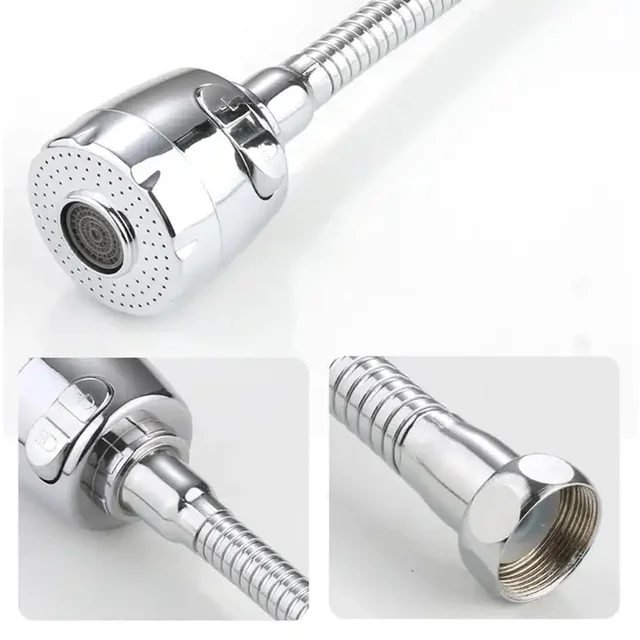 Water-Saving Faucet Sprayer – 360° Rotating Extension | Mist & Relax