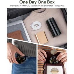 Weekly Pill Organizer – 7 Day AM/PM Medicine Box | FERVENT
