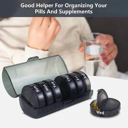 Weekly Pill Organizer – 7 Day AM/PM Medicine Box | FERVENT