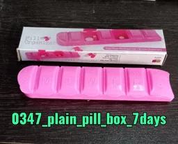 Weekly Pill Organizer – 7 Day Medicine Dispenser with 7 Compartments |