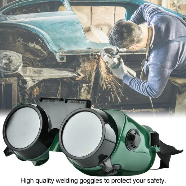 Welding Goggles – Flip-Up Safety, Adjustable Strap | BoltForce