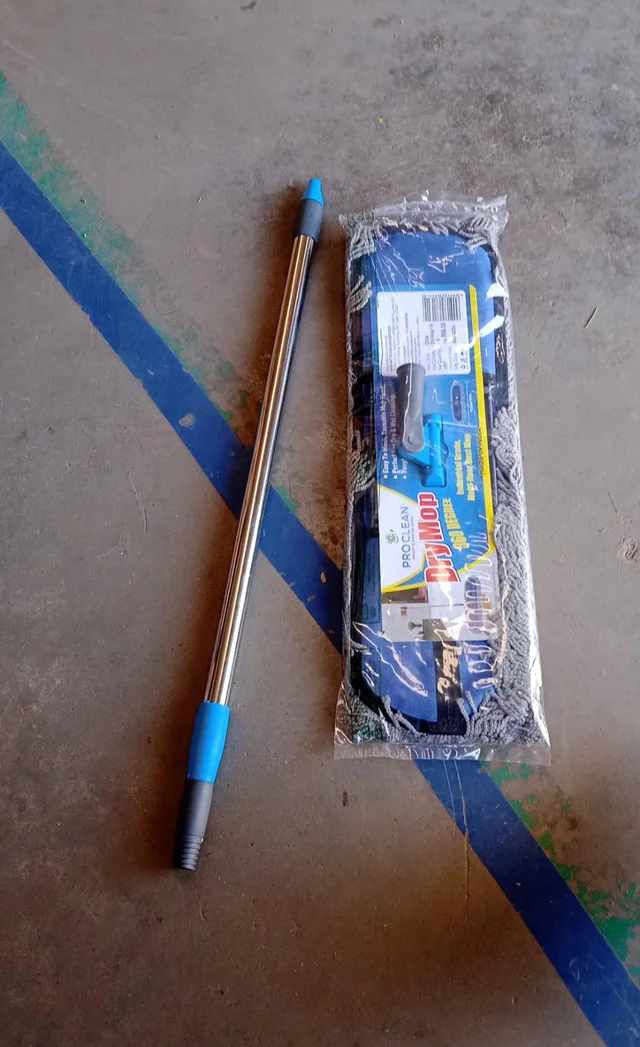 Wet & Dry Floor Mop – Cotton Pad, Aluminium Handle | Pro Clean