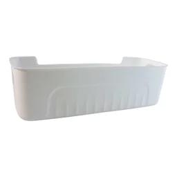 White Plastic Storage Basket Set – 4 Durable Stackable Organizers