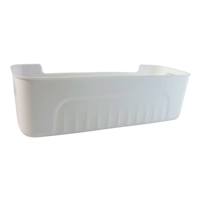 White Plastic Storage Basket Set – 4 Durable Stackable Organizers