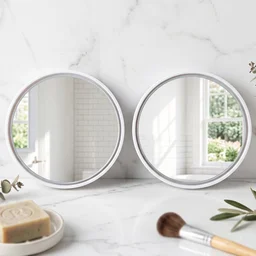 Wide Angle Blind Spot Mirror Round Convex HD Stick On Car Side Mirror (2 Pc Set)