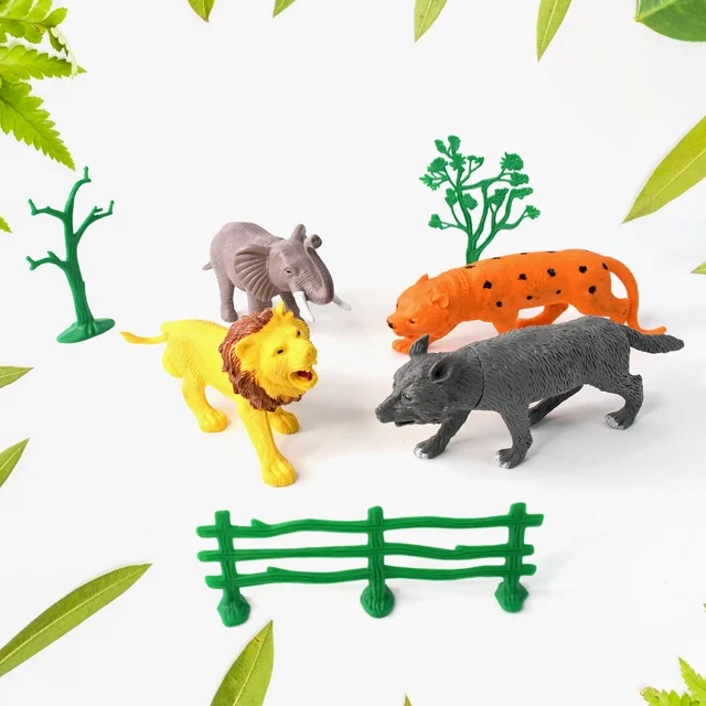 Wild Animal Toy Set for Kids – Educational Safari Play Pack