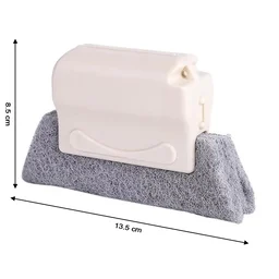Window Groove Cleaning Brush – Slim Crevice Cleaner | Velvet Wipe