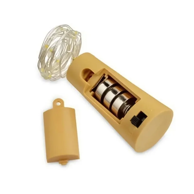 Wine Bottle Cork String Lights – 2M Multi LED Copper Wire | Own Hydrate