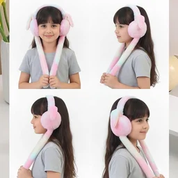 Winter Earmuffs for Kids – Soft Plush & Cozy Ear Warmers, chu chu