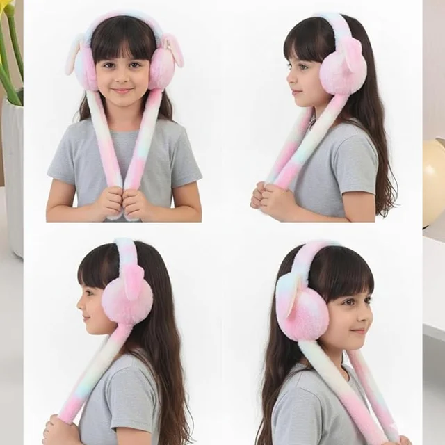 Winter Earmuffs for Kids – Soft Plush & Cozy Ear Warmers, chu chu