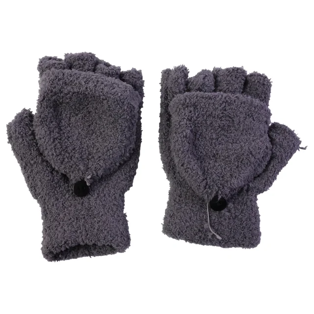 Winter Fingerless Gloves – Soft Warm Hand Protection for Men & Women
