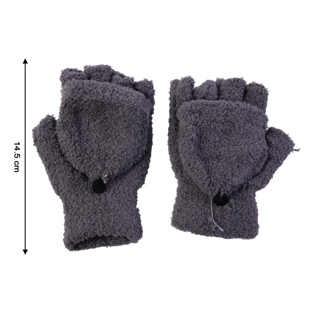 Winter Fingerless Gloves – Soft Warm Hand Protection for Men & Women