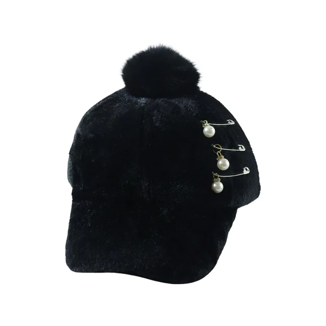 Winter Fur Cap for Women – Stylish & Cozy Warmth with Pom Pom