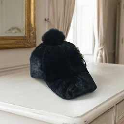 Winter Fur Cap for Women – Stylish & Cozy Warmth with Pom Pom