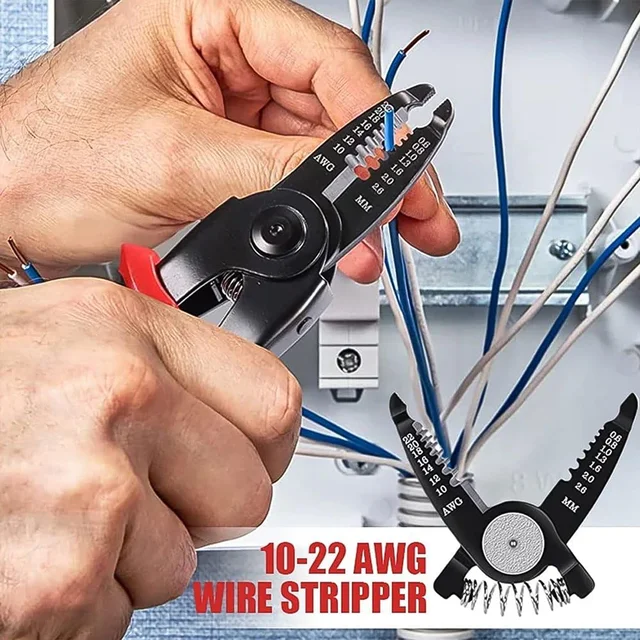 Wire Stripper Pliers Set – 5-in-1 Soft Grip Multi-Tool