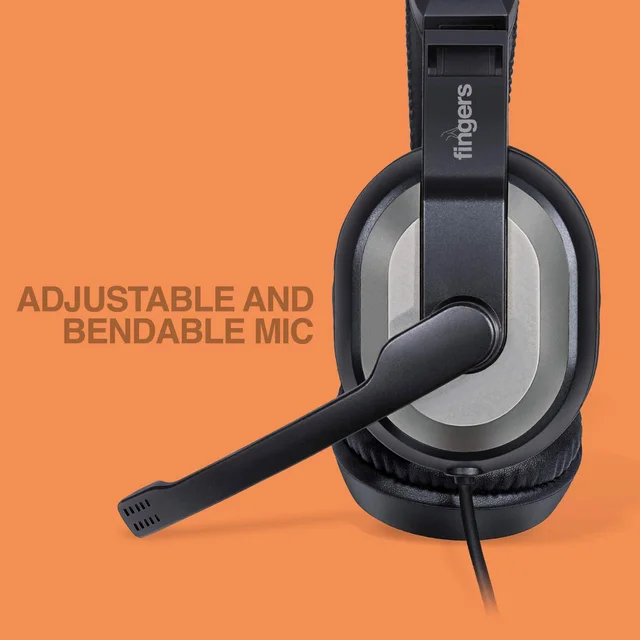 Wired Headset with Adjustable Headband for Clear Communication