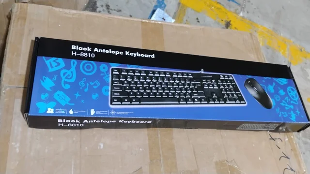 Wired Keyboard Mouse Combo – Ergonomic USB Set | Wiregenix