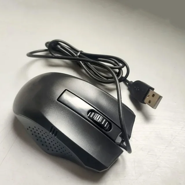Wired Optical Mouse – Reliable USB for Laptops & PCs | Compshop