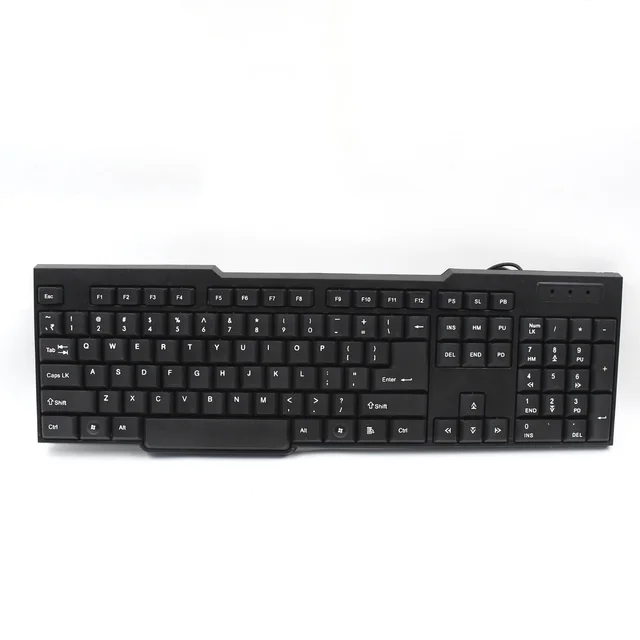 Wired USB Keyboard – Ergonomic 104 Keys for Office & Home | Indo Glow