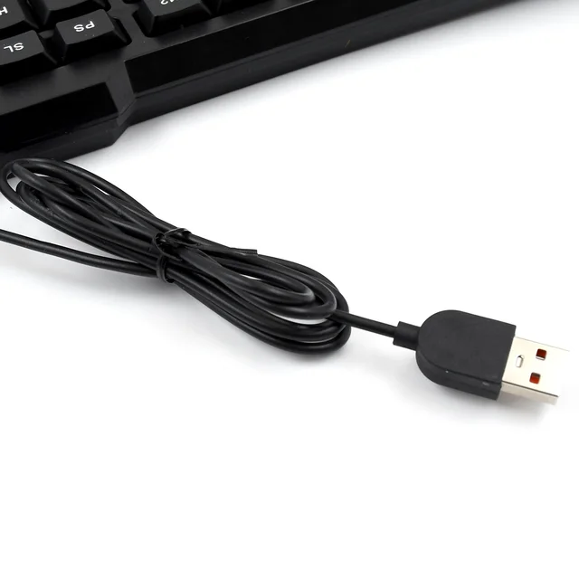Wired USB Keyboard – Ergonomic 104 Keys for Office & Home | Indo Glow