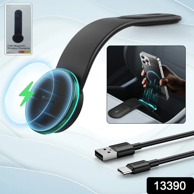 Wireless Car Charger – 15W Fast Charging & Secure Mount